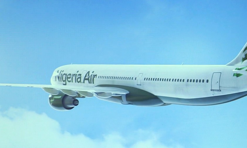 Bild aus der Präsentation von Nigeria Air: Aus der Umsetzung wird wohl nichts.