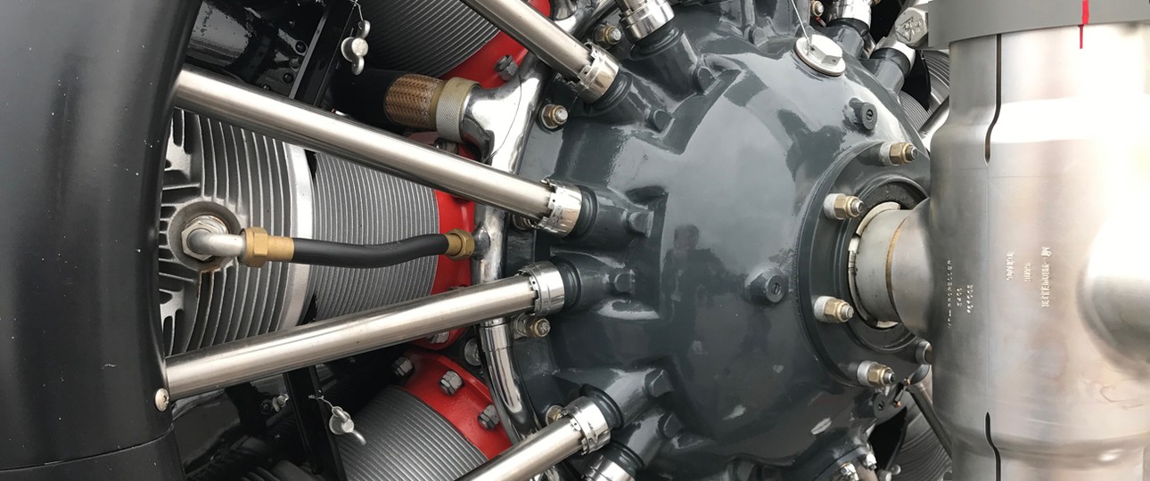 Motor einer Junkers F13: Robust und kräftig.