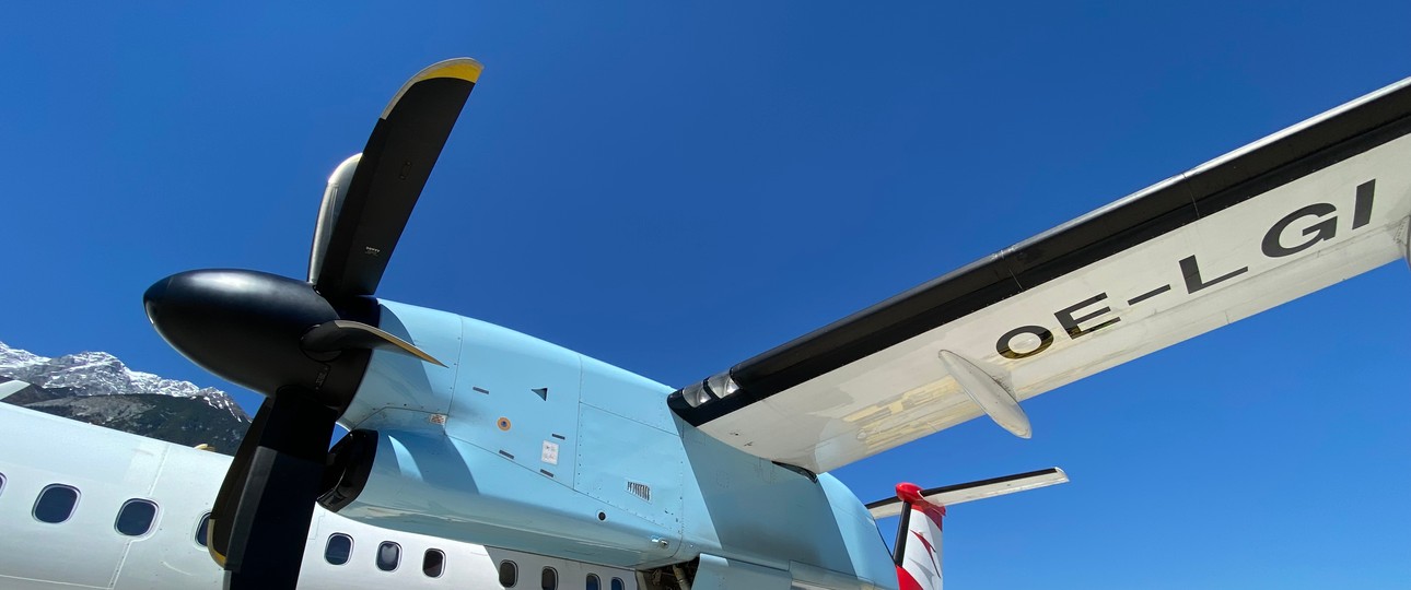 De Havilland Canada Dash 8 von Austrian Airlines: Flog bis 2021.