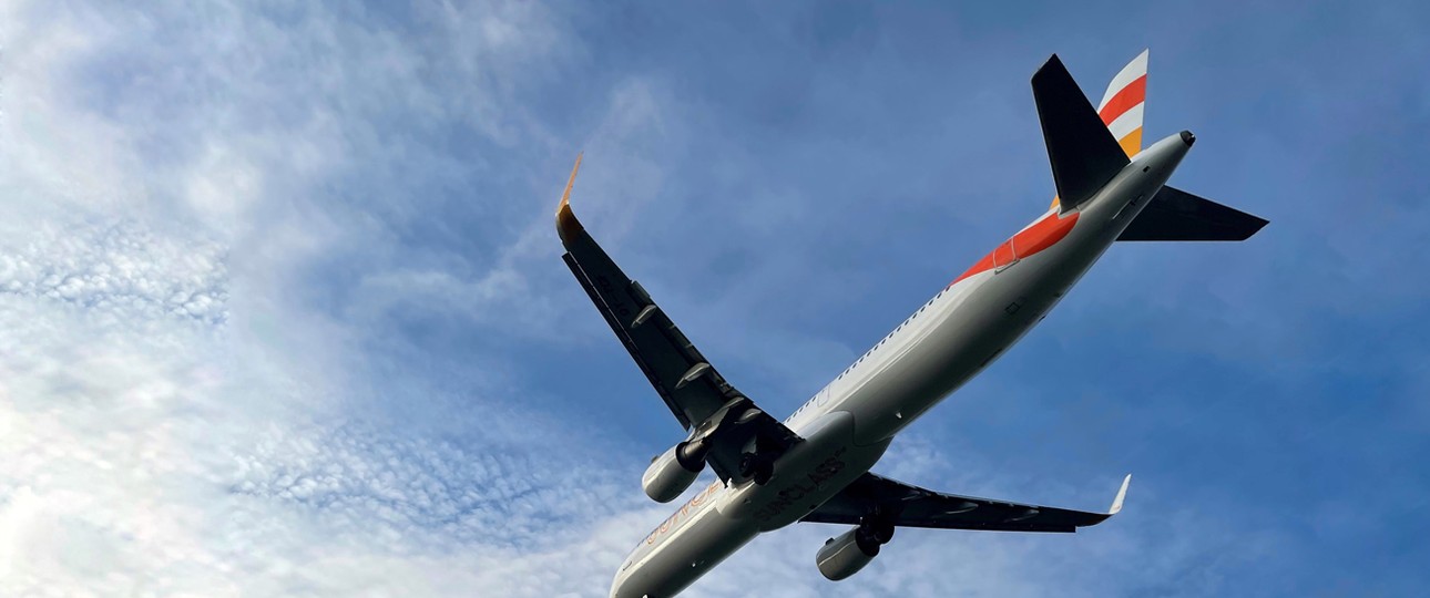 Die OY-TCF landet in Kopenhagen. Der Airbus A321...