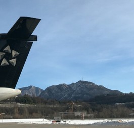 Dash 8 am Flughafen Lugano: Einstellung der Swiss-Flüge ist harter Schlag.