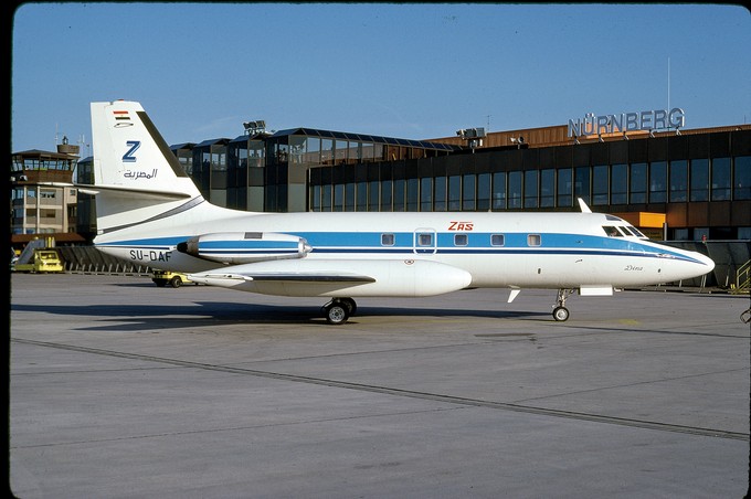 Die 1981 gegründete ZAS Airline of Egypt setzte auch drei Lockheed Jetstar ein