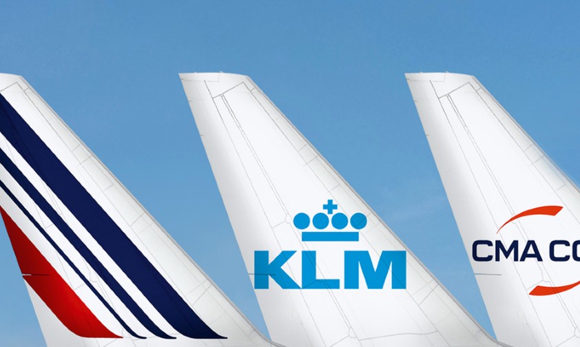 Air France, KLM und CMA CGM: Ziehen nun an eine Strang.