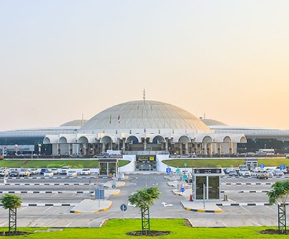 Flughafen Sharjah: Alternative zum Dubai International Airport.