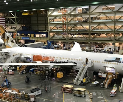 Dreamliner-Produktion in Everett: Flieger müssen überprüft werden.