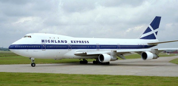 Boeing 747-100 von Highland Express: Die Airline hatte ein kurzes Leben.