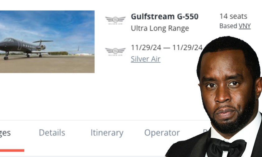 Das Angebot von P. Diddys Gulfstream auf der Maklerplattforem Jettly.