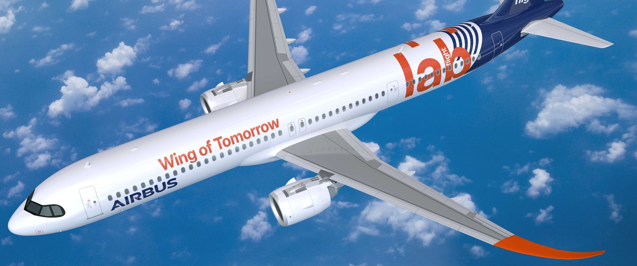 Der A321 Neo erhält Aufsätze an den Flügelenden: So testet Airbus die künftigen, sehr langen Tragflächen.