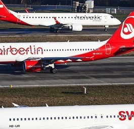 Airbus A320 von Belair: Flugziel unbekannt.