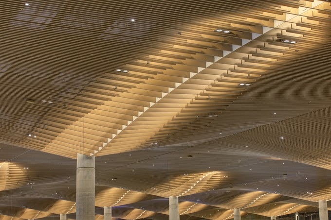 western sydney airport terminal fertig  Terminal Roof1 Credit-Brett Boardman