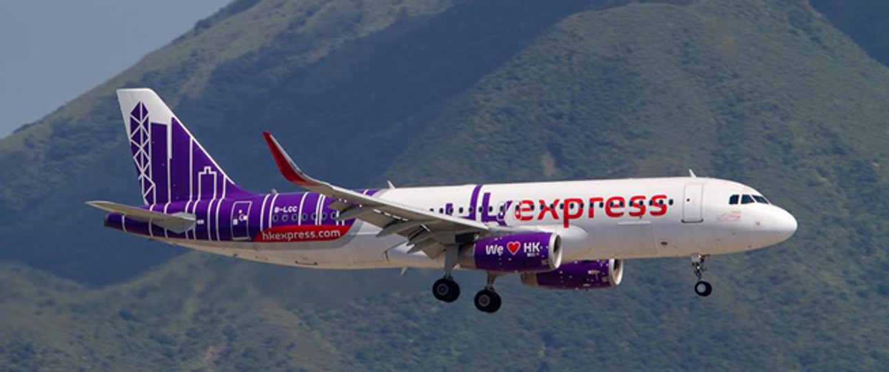 In dieser Bemalung sind die Flieger von HK Express bisher unterwegs.