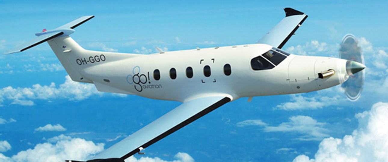 Go Aviation: Die Airline setzt auf Pilatus PC-12.