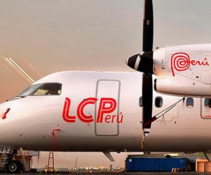 Dash 8 von LC Peru: Flüge in dei Provinzen.