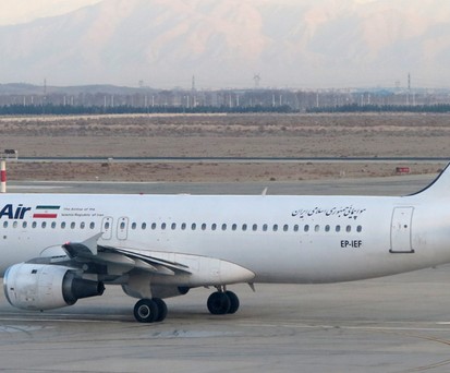 Einer der Airbus A320 von Iran Air, die derzeit inaktiv sind: Nachschub gesucht.