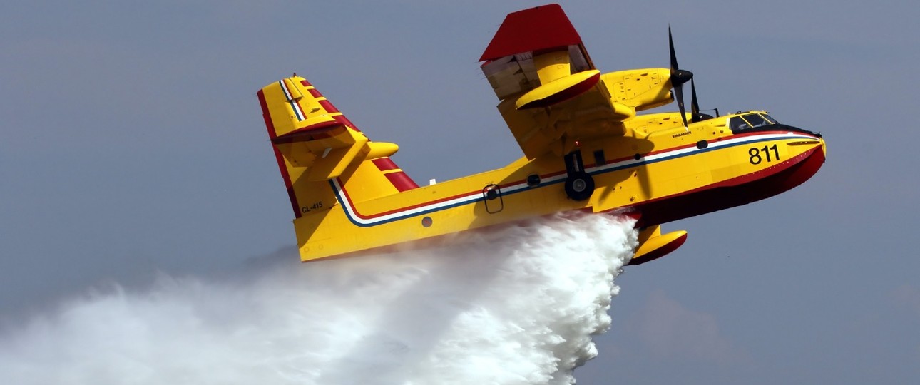 Canadair CL-415 der kroatischen Luftwaffe: Teil der europäischen Wasserbomber-Flotte.