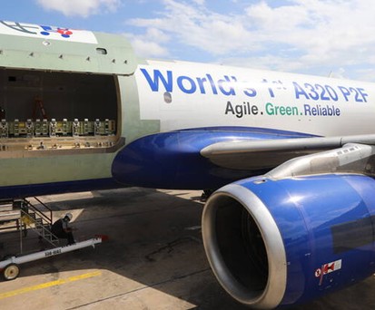 Airbus A320 P2F: Premier ein Afrika.