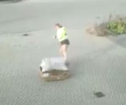 Notrutsche in freier Wildbahn