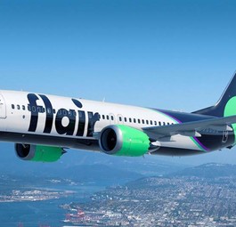Boeing 737 Max für Flair Airlines: So soll sie aussehen.
