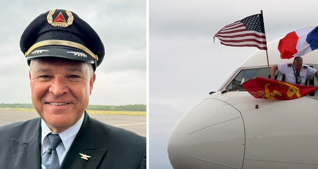 Kapitän Jim Butterworth, Boeing 767 von Delta nach der Landung in Deauville: Akribische Planung nötig.