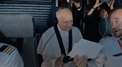 Papst Leo: Offenbar auch ein Luftfahrtfan.