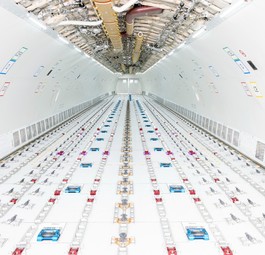 Blick in den ersten Airbus-A330-Umbaufrachter von CDB Leasing: 14 bestellt.