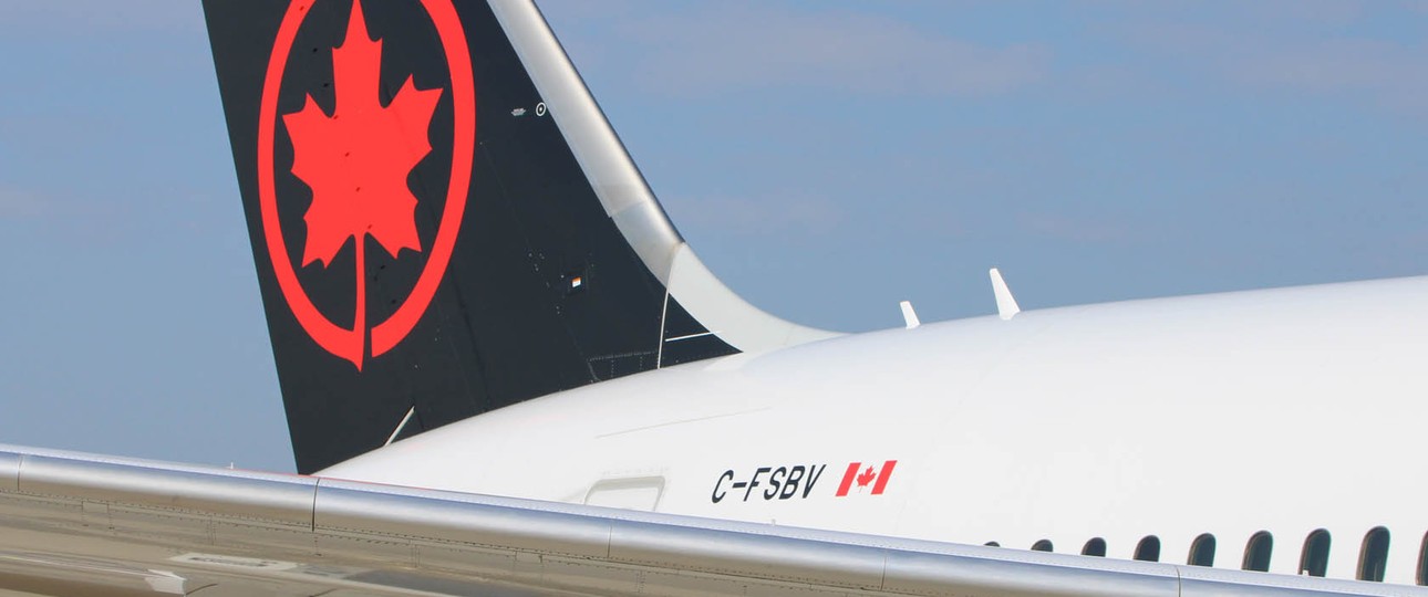 Dreamliner von Air Canada: Zwischen Wien und Toronto unterwegs.
