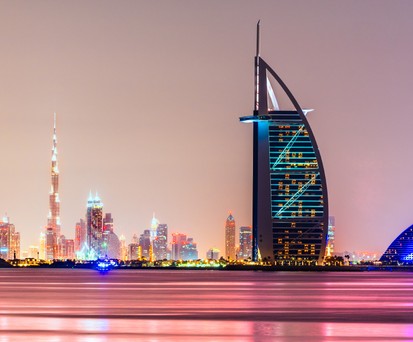 Skyline von Dubai: Keine direkte Verbindung nach Berlin.