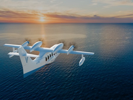 Animation der Polaris im Look von Evia Aero: Frühestens ab 2030 werden die ersten Flugzeuge geliefert. 
