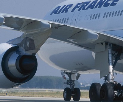 Airbus A330 von Air France: In Damaskus betankt.