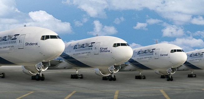 Boeing 777 von El Al in Reih und Glied: Sie bekommen bald Geschwister.