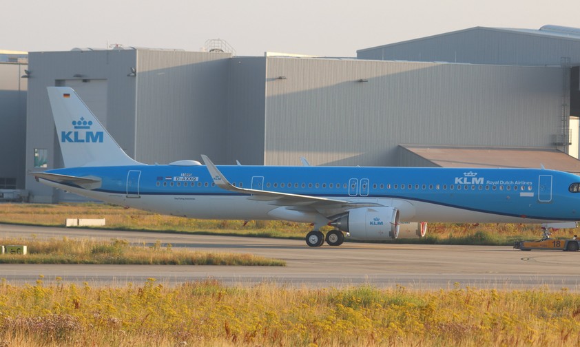 Der erste Airbus A321 Neo für KLM: Das Flugzeug soll im August ausgeliefert werden.