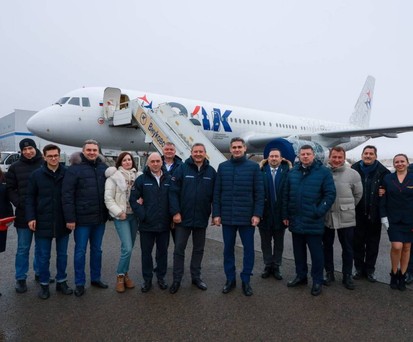 Tupolev Tu-204 für Roskosmos: Die Raumfahrtbehörde hat das dritte Flugzeug übernommen.