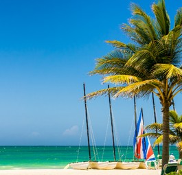 Strand von Varadero: Der Weg dorthin führt über Frankfurt.