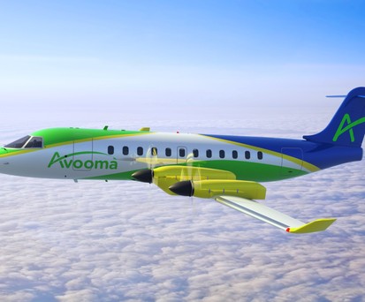 SY30J in der Lackierung von Avooma Airlines: Das Flugzeug kommt soll 2029 auf den Markt kommen.