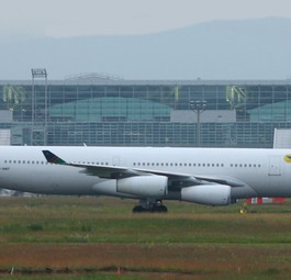 Airbus A340 von Air Namibia: Die Airline bleibt angeschlagen.