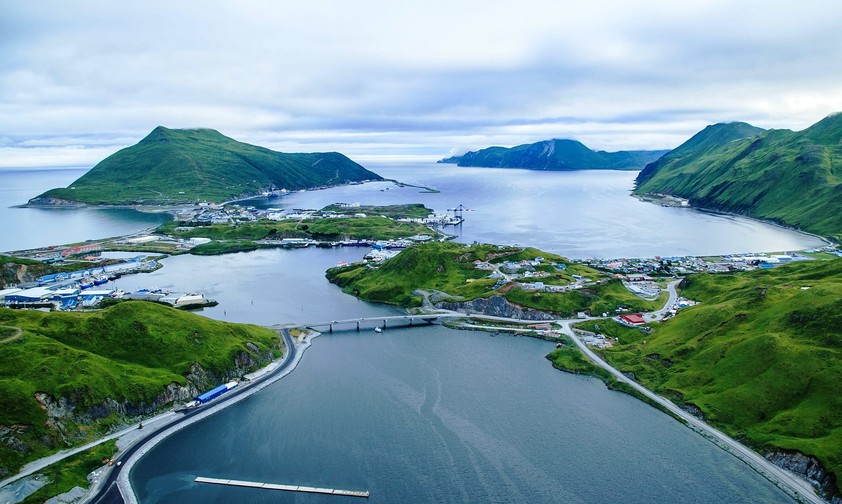 Unalaska: Von der Außenwelt abgeschnitten.