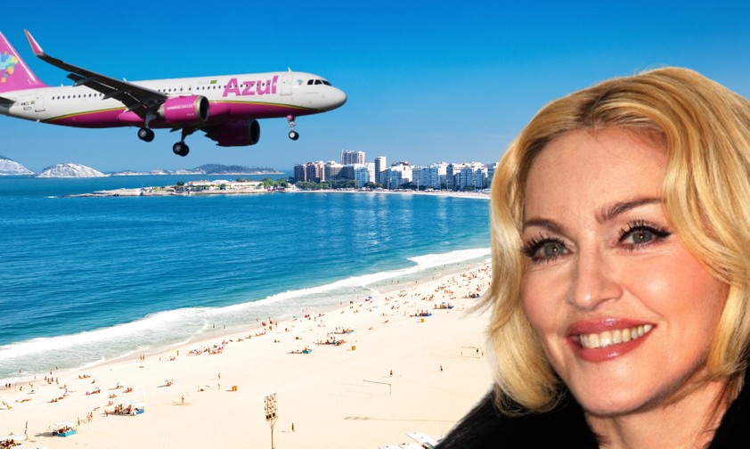 Madonna kommt an die Copacabana - und Azul legt Flüge auf.