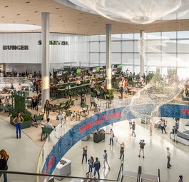 Herzstück der Modernisierung des Flughafens Wien-Schwechat ist die geplante Süderweiterung mit einem neuen Gebäude mit ...