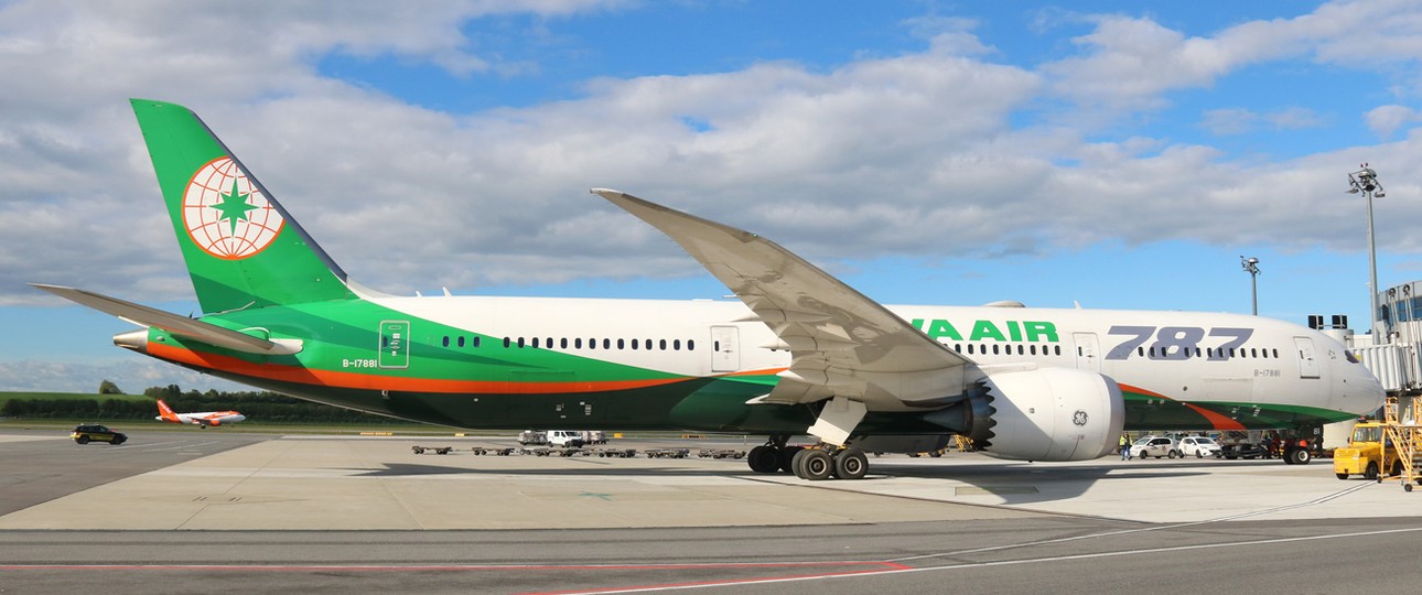 Dreamliner von Eva Air: Rückkehr nach Wien geplant.