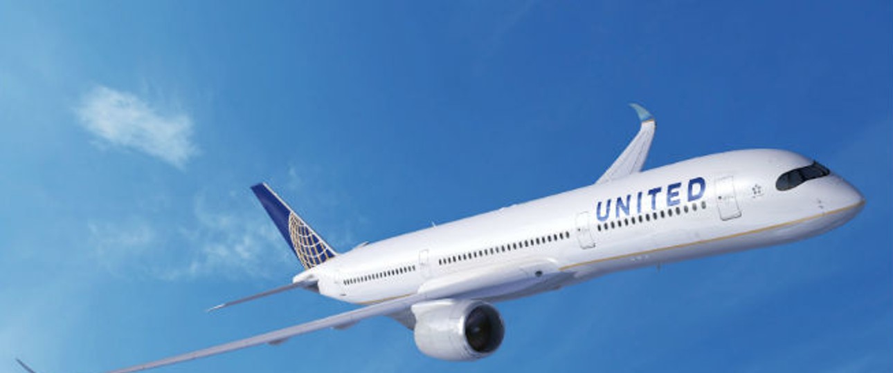 Airbus A350 in United-Farben: Die Fluglinie will nun 45 Stück.