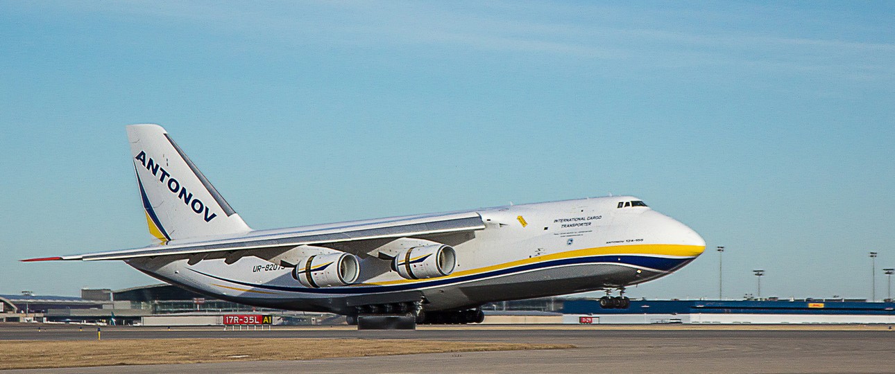 Antonov Airlines stellt dafür fest zwei An-124 zur Verfügung.