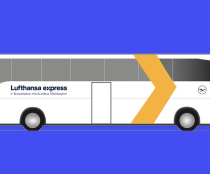 Lufthansa Express Bus fährt quasi leer nach München