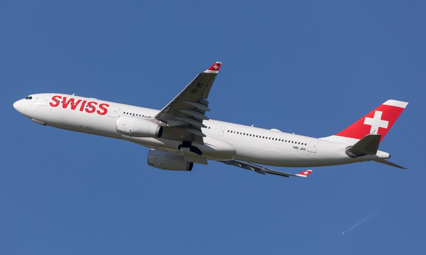 Airbus A330 von Swiss: Passagier benahm sich völlig daneben.