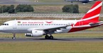 Airbus A319 from Air Mauritius: Difficult position.