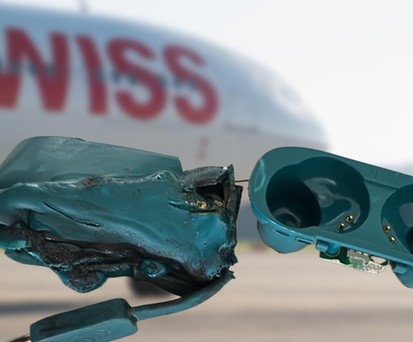 Airbus A330 von Swiss und die verschmorte Kopfhörer-Box: Zunächst war der Grund für den Rauch unbekannt.