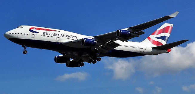 Boeing 747 von British Airways: Die Reise dauerte 11 Stunden.