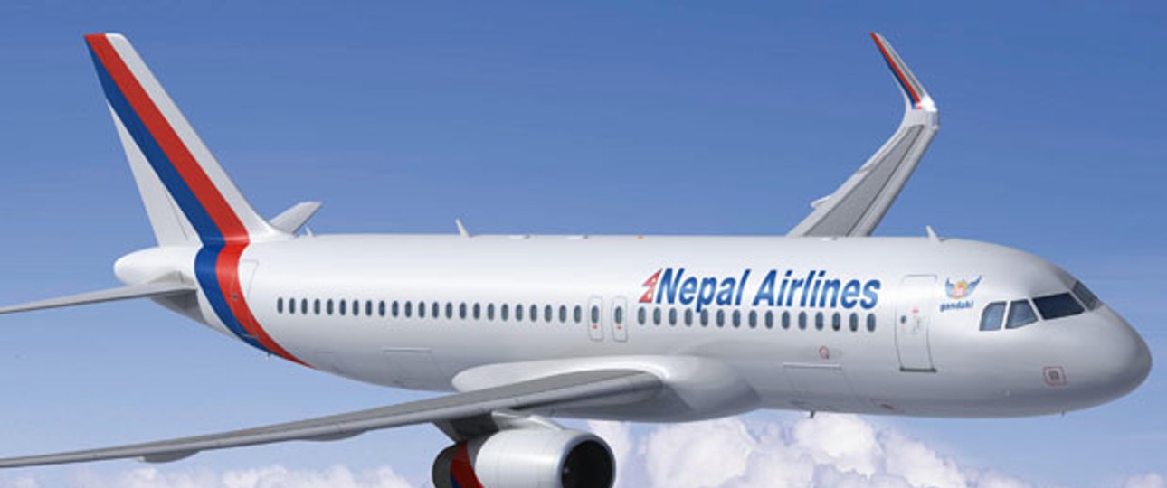 Neuer A320 von Nepal Airlines: Sämtliche nepalesische Fluglinien sind nun gesperrt.