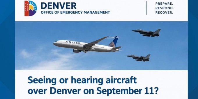 Warnung der Stadt Denver