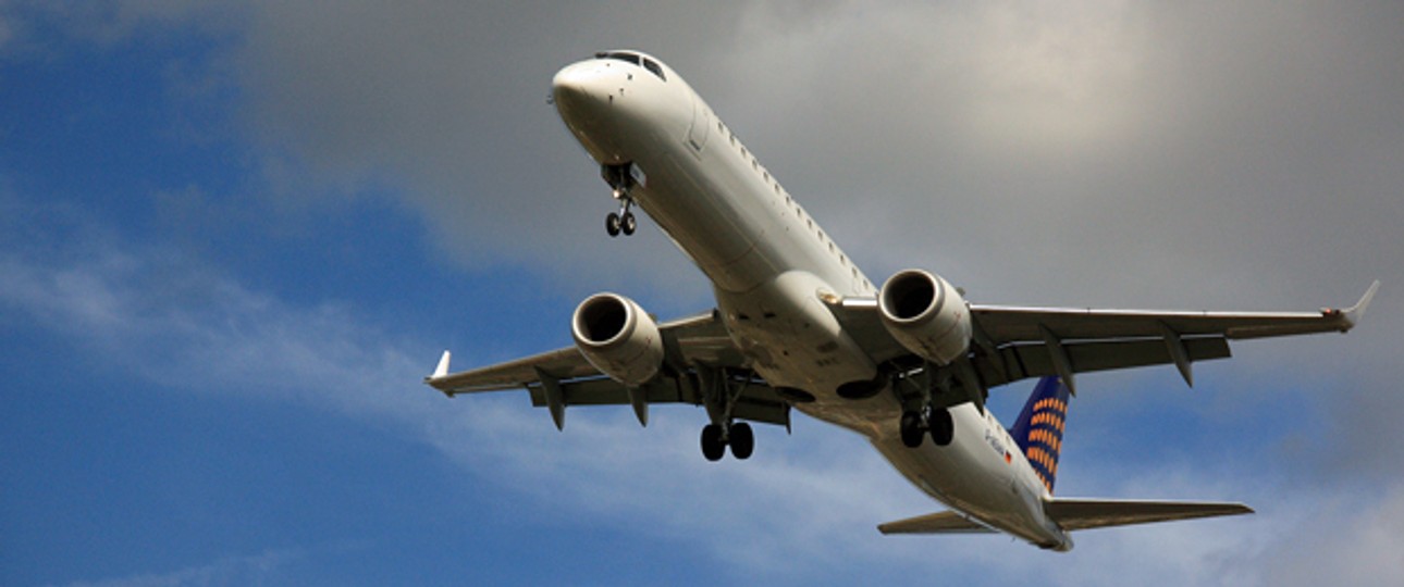 Embraer 195 von Augbsurg Airways: Im Herbst ist Schluss.