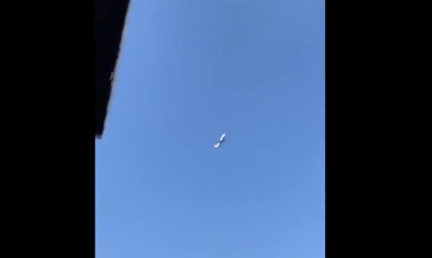 British-Airways-Jet wie auf einer wilden Schaukel